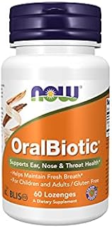 NOW Supplements, OralBiotic™, Developed for Adults & Children, Strain Verified, 60 Lozenges