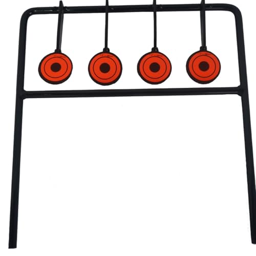 Cible de tir portable Mikikit en acier carbone pour chasse pratique extérieure
