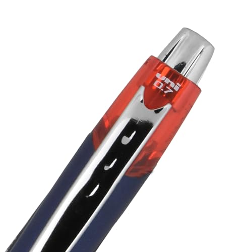 Image of Uni-Ball Jetstream RT Ballpoint Pen, Fine Point (0.7mm), Red Ink, 6 Pens