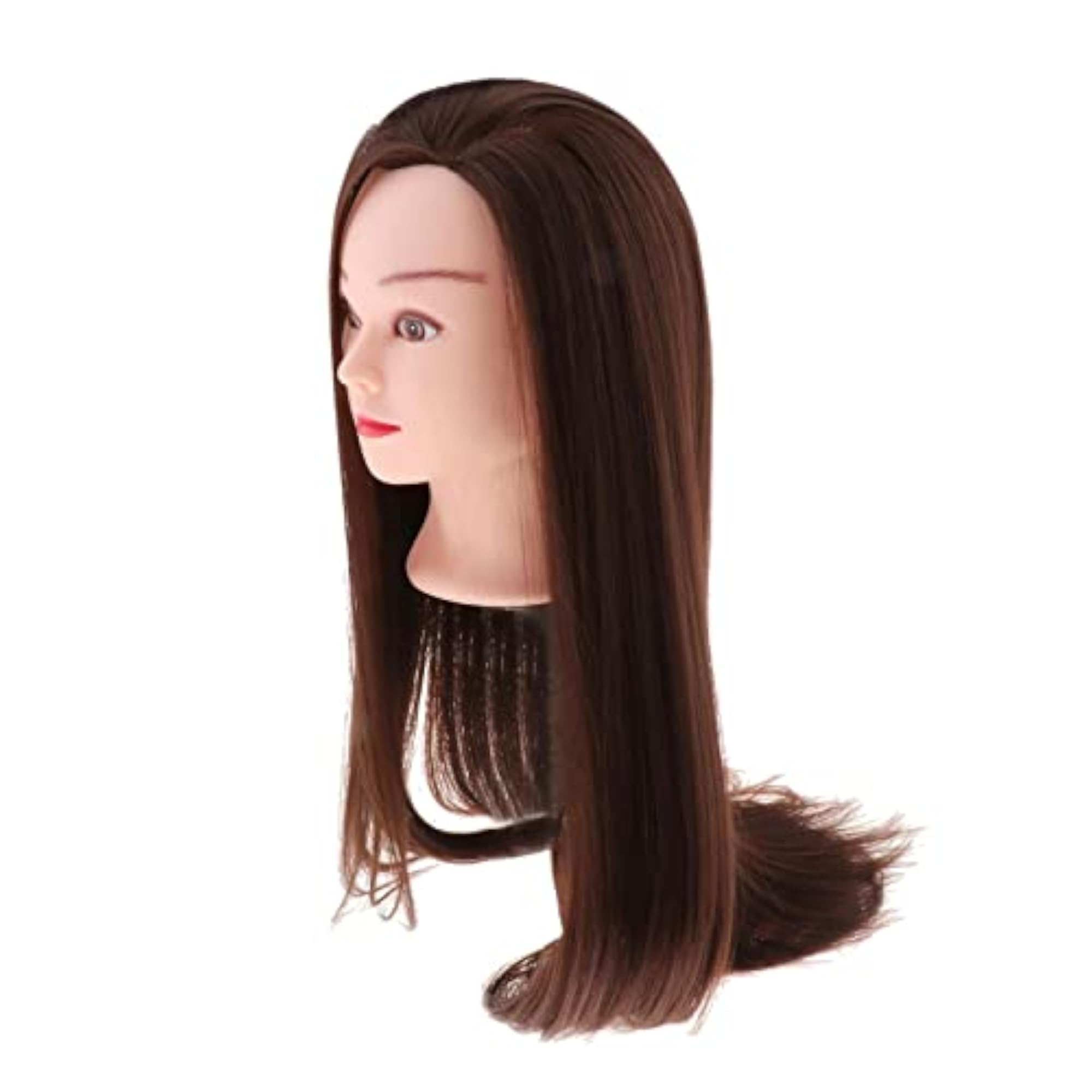 Cosmetology Mannequin Head Hairdresser Training Head Brown