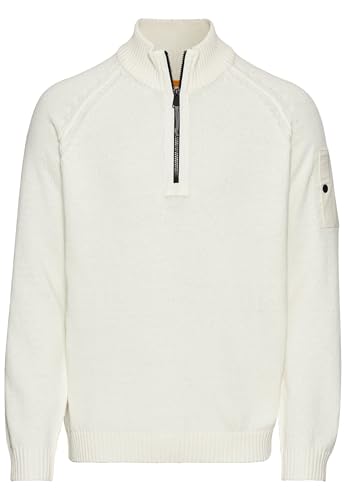 Preisvergleich Produktbild camel active Herren Troyer Pullover aus einem Baumwollmix Beige menswear-6XL