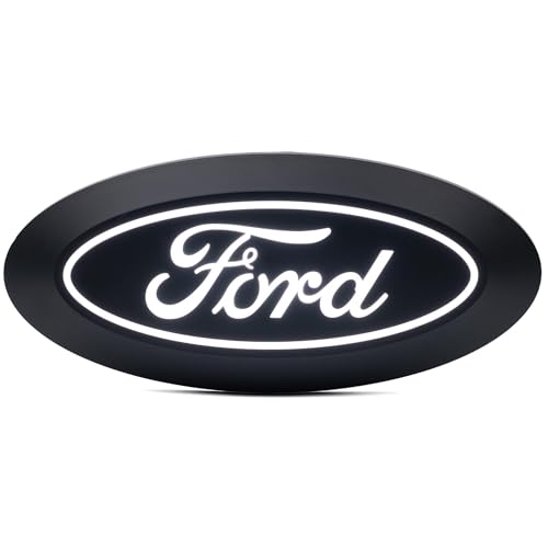 Putco 92603 Ford F-150 Illuminated LED Emblem - Fits 2021-2023 F-150 Without Front Camera and 2018-2020 F-150 Without Camera and Honeycomb Grille Style