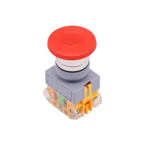 Bouton poussoir coup de poing LAY37-11M à contact instantané 22mm