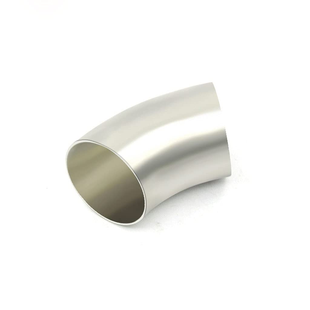 Lmrxofe One Color 1Pcs 304 Sus 90 Degree Elbow Hose Connectors For Home Improvement - Durable Pipe Fitting Connector(60X1.5mm)