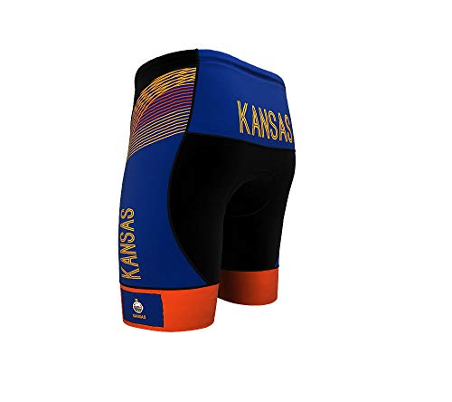 Kansas Bike Cycling Pro Shorts para Hombre miniatura 1