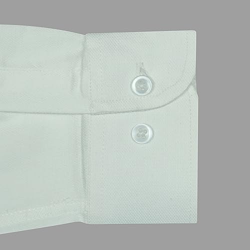 Image of GHPC 100% Cotton Dobby Self Design Full Sleeves Regular Fit Formal Shirt for Men