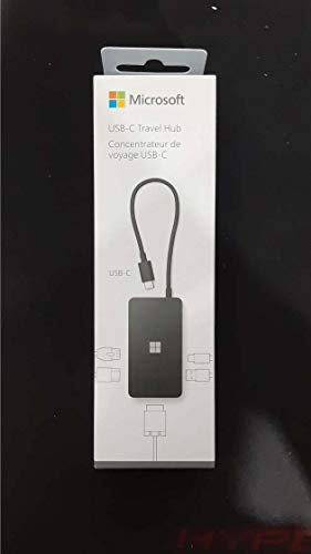 Microsoft SWV-00003 concentrador USB-C ultra compacto con cable integrado negro 5
