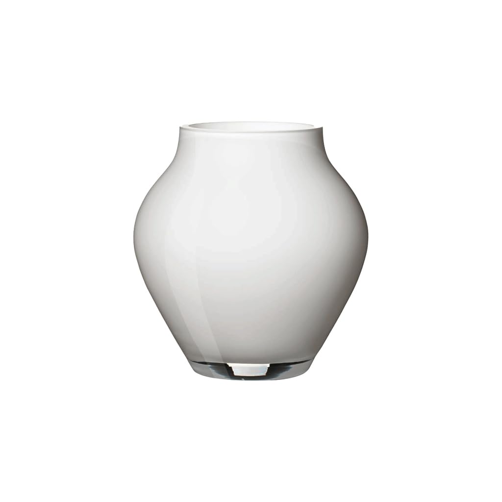 Villeroy & Boch Oronda Mini Vase Arctic Breeze, 12 cm, Glass, White