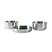 Tatonka Multi Pot Set, Stoviglie Unisex-Adulto, Trasparente, 21,5 x 8 cm
