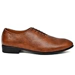 Kingfiele-Mens-Leather-Dress-Shoes-Brown-27-cm