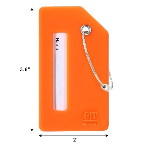 Gostwo Silicone Luggage Tags