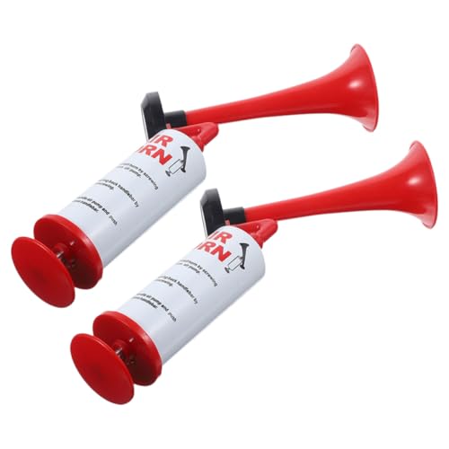 NAMOARLY 2個 手動式応援エアーホーン 大音量製手押しポンプ ホーン スポーツ観戦サッカー試合用 船舶警告パーティーゲームノイズメーカー