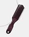 Maroon Detangler Brush by Felicia Leatherwood - For Kinky, Curly, Wavy 4c or Straight Hair - Tame Your Tangles Smooth Your Coils - Pain Free for All Ages