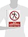 Normaluz RD40006 SEÑAL PVC PROHIBIDO PASO PERSONAL NO AUTORIZ 21X30, Rojo, 21x30...