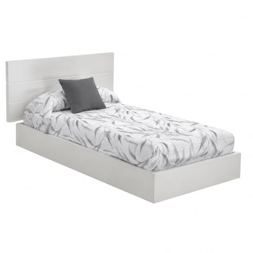 Lanovenanube Edredón Ajustable Bambu - Cama 90 cm - Color Gris