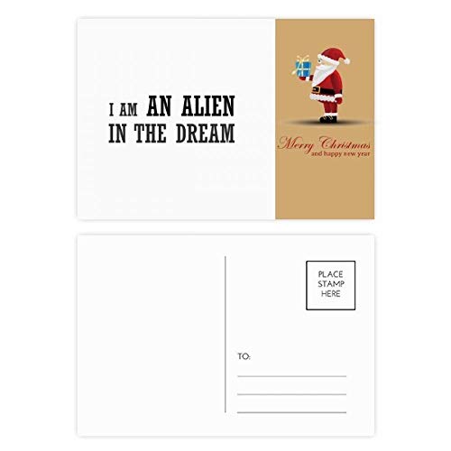 Cartes postales I am an Alien in The Dream papeterie art cosmique