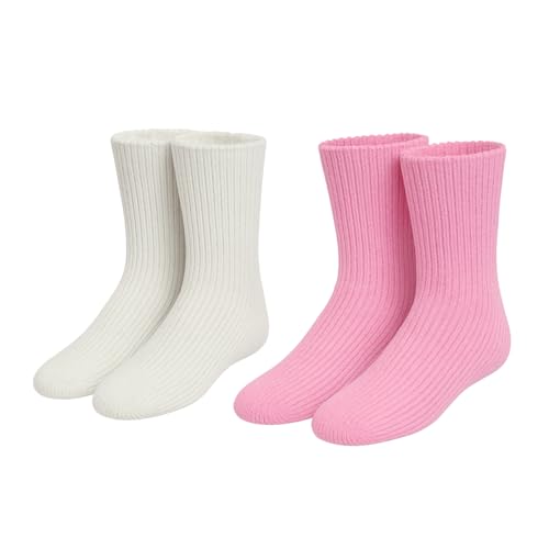 Image of Heat Logic Women's Thermal Socks, Hiking Warm Winter Thick Thermal Crew, Cozy, Cabin & Boot Socks, With & Without Grippers