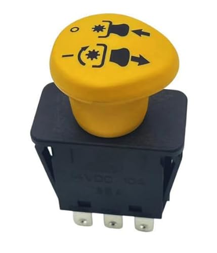 PTO Switch 01002111 925-1716A Fit for Cub Cadet RZT42 RZT50 RZT54 MTD Troy Bilt Craftsman Tank M48 M50 M54 M60 M72 Enforcer 44 48 54, More 759-05064 01001979 01001979P,Cub Cadet Pto Switch
