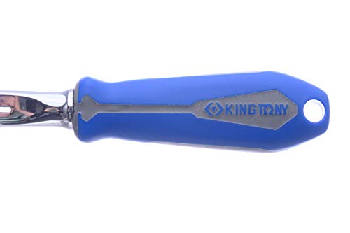 KING TONY 3752-09G 3/8" Drive 72 Teeth Swivel Head Reversible Quick Release Ratchet, 235 mm Length, Pack of 2 - Image 4