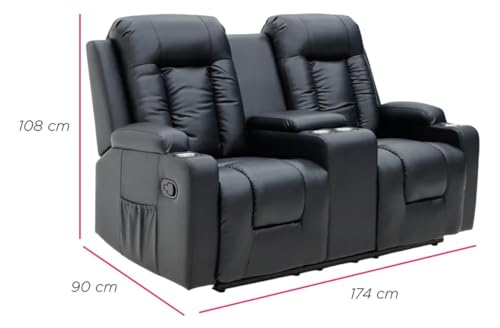 Recopilación de Reclinable Doble los 5 más buscados. 20 Imagen adicional