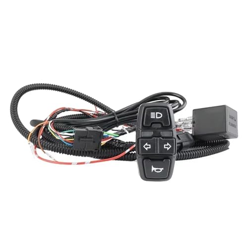 Phare de Moto YFZ450 Bloc LED Étanche avec Clignotants DRL Intégrés