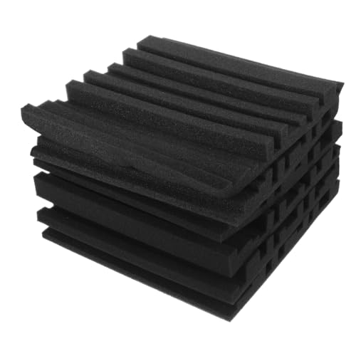 Paneles acústicos absorbentes de sonido 6 piezas para estudio de grabación miniatura 1