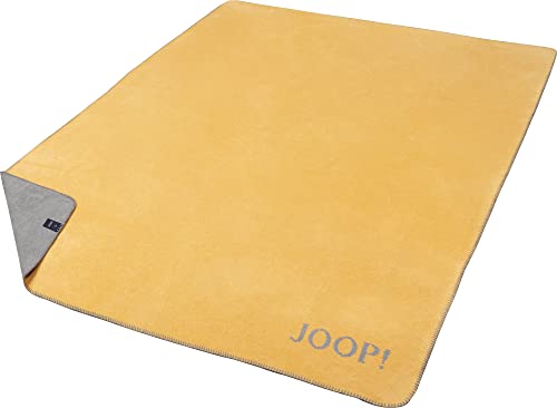 Joop! Plaid Melange Doubleface | Gold-Silber - 150 x 200