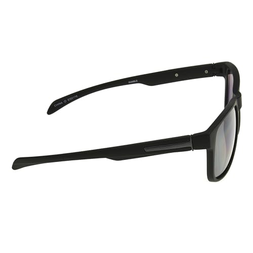 Foster Grant Mens Ramble Sunglasses Sunglasses Black Frame Grey Lenses Way Shape, Black/Smoke, 52 mm US3