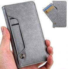 Image of ClickCase for Realme Narzo 20 pro Flipper Series Leather Wallet Flip Case Kick Stand with Magnetic Closure Flip Cover for Realme Narzo 20 pro (Grey)