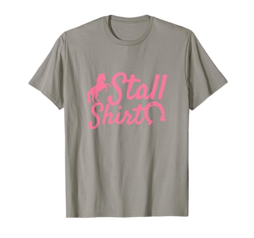 Pferde Mädchen Reiterin Stall T-Shirt