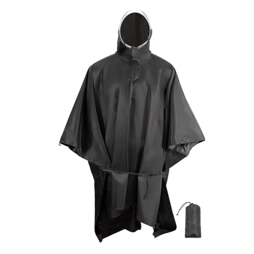 Chubasquero 3 en 1 impermeable con compartimento mochila para camping 2