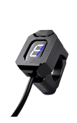 Indicateur de vitesse moto pour Suzuki TL1000R et TL1000S digital 6 vitesses fixe bleu