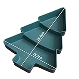 Fryloo Weihnachtsdekorationen Weihnachtsbaum-obstteller, Festliche Heimdekoration, Frohe Weihnachten, Frohes Neues Jahr, Feiertagsdekoration