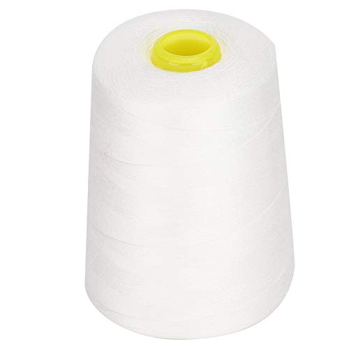 Hilo para máquina de coser 8000 yardas poliéster blanco miniatura 1