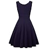 GRACE-KARIN-Womens-50s-60s-Vintage-Sleeveless-V-Neck-Cocktail-Swing-Dress GRACE KARIN Elegant Cocktail Dress for Women Wrap A-line Short Bridesmaid Dress Navy Blue L