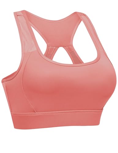 Litherday Reggiseno Sportivo Donna Rosa S
