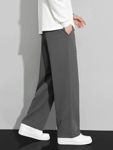 Image of Samfor Mid Rise Stretchable Baggy Track Pants for Men - Premium Polycotton Causal Baggy Fit Jogger