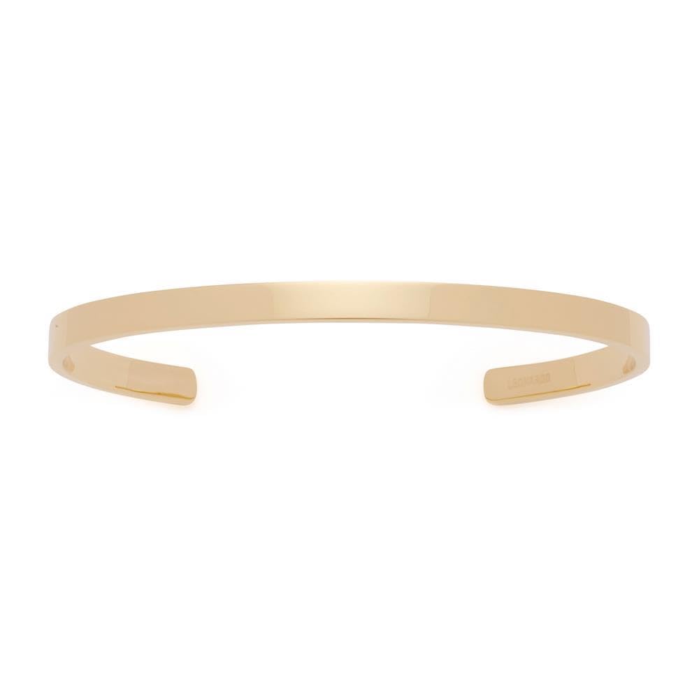Leonardo Dalia 019632 Bracciale Donna Oro | Acciaio Inossidabile Con Incisione | Gioiello Regolabile 6,5 Cm - 3