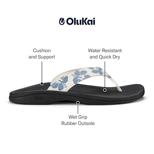 Image of OluKai Ohana Women's Sandals, Water Resistant Flip Flops with Arch Support