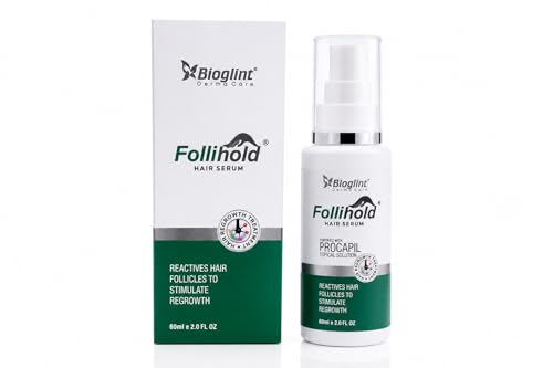 Image of Follihold Hair Serum with Procapil 60ml | Lightweight Leave-In Hair Care Serum for Men & Women | Daily Scalp & Hair Strengthening Formula