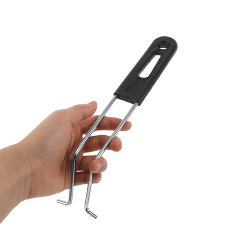MAGICLULU 2 unidades de Manija de Repuesto para Cesta de Freidora y Anillos de Omelette, 9.45 Pulgadas, Acero Inoxidable Ergonómico con Textura Antideslizante, Mayor Durabilidad para Uso Prolongado miniatura 3