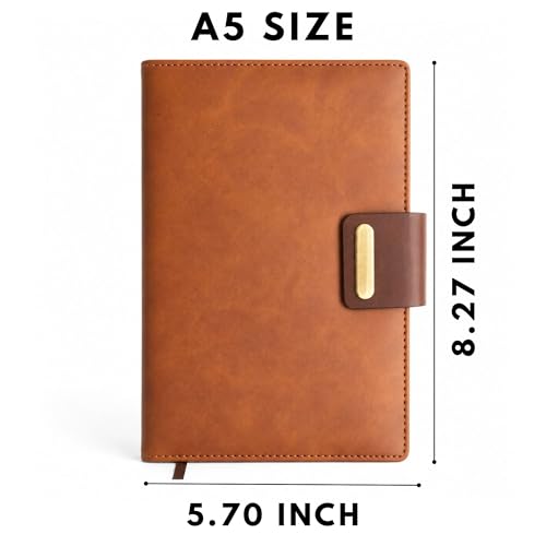 Image of FONSIE Diary journal for Girls and Women Rulled | pen holder | bookmark | Daily planner (8.27 inch * 5.7 inch inches).