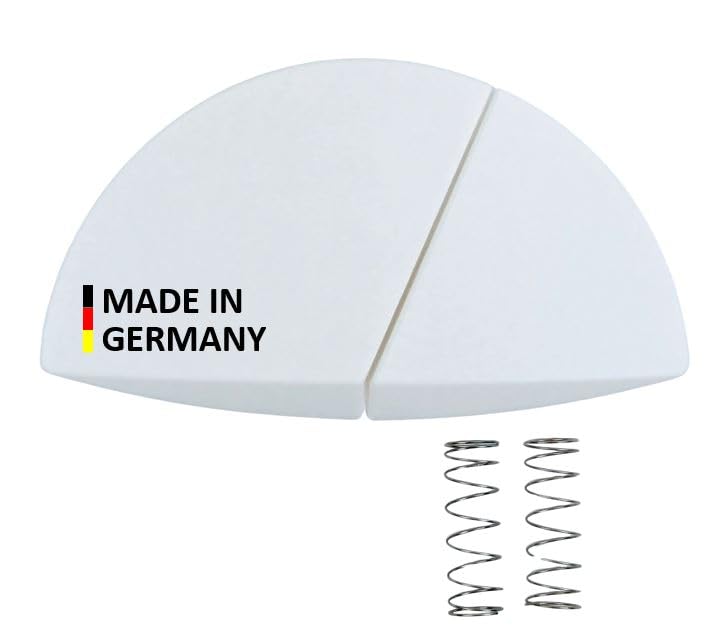 Friatec Set Drucktaste - Spültaste mit Federn für FRIABLOC F100, F200 (OEM Ersatzteil Referenz 333401) (weiß) Made in Germany