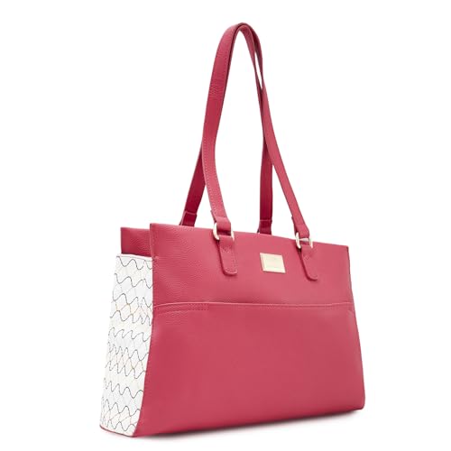 Image of Caprese Shane Satchel Bag, Large | Sleek Solid Designed Shoulder Bag for Women with Adjustable Sling Strap | Easy Back Access Pocket & Spacious | Perfect for College & Office Use