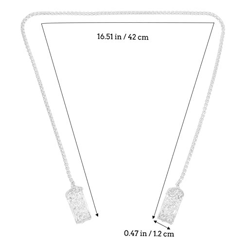 HANABASS Newborn Bibs for Toddlers Bib Clip Necklace Metal Clips for Easy Mealtime Coverall