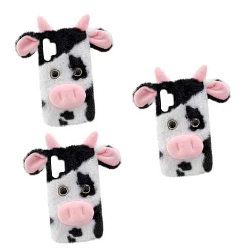 Coque de téléphone cartoon cow protectrice et douce au toucher