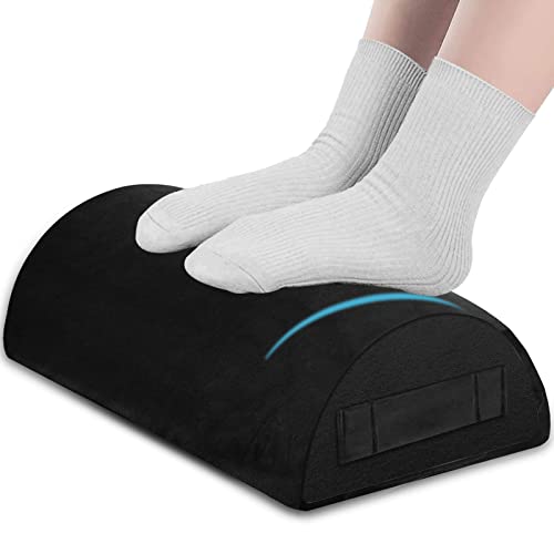 Reposapies de Oficina, Reposapiés Ajustable de Oficina Ergonómico Espuma...