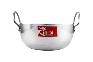 Kinox Aluminium Kadai with Handle, 800 ml Silver - 1pc