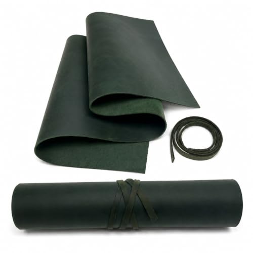 TORAKIP Genuine Crazy Horse Leather Sheets for Crafts 12