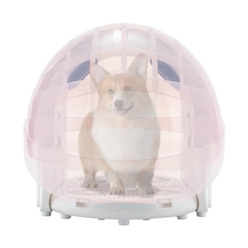 BAIODNB Foldable Smart Pet Dryer Box, Automatic Pet Dryer Small Dog Drying Box with 8 Fan 4 Speed, Cat Hair Blow 360° Ultra Quiet Drying Machine for Cats & Dogs